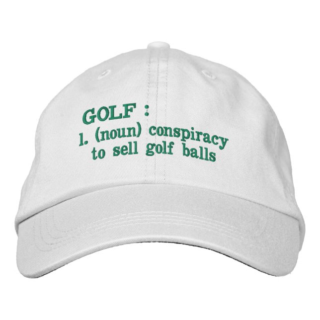 Golf Conspiracy Broderad Keps (Framsida)