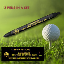 Golf & Country Club League Logotyp Webbplats Telef