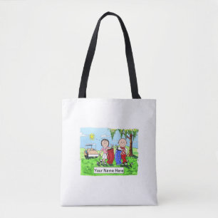 Golf Couple Tygkasse