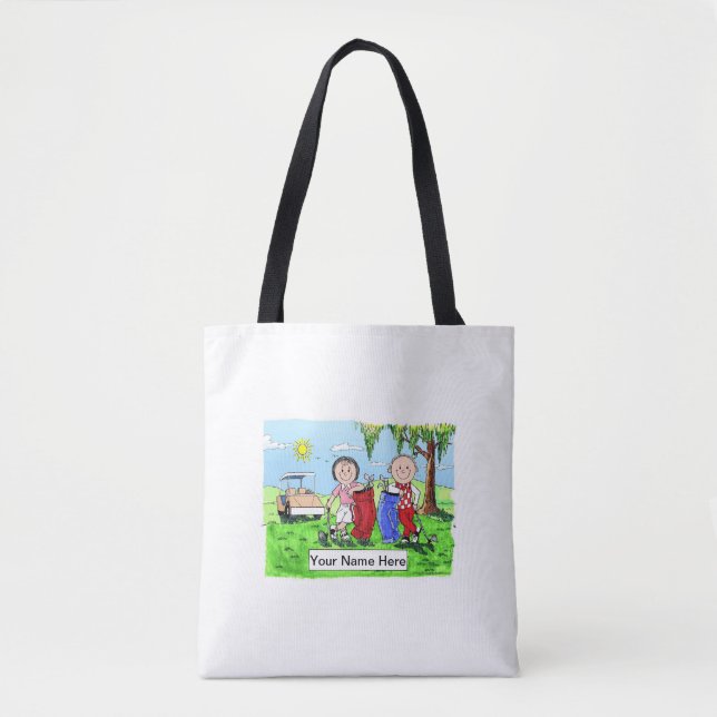 Golf Couple Tygkasse (Framsida)