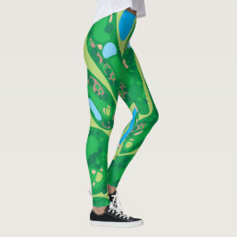 Golf Course Design Exercise Leggings