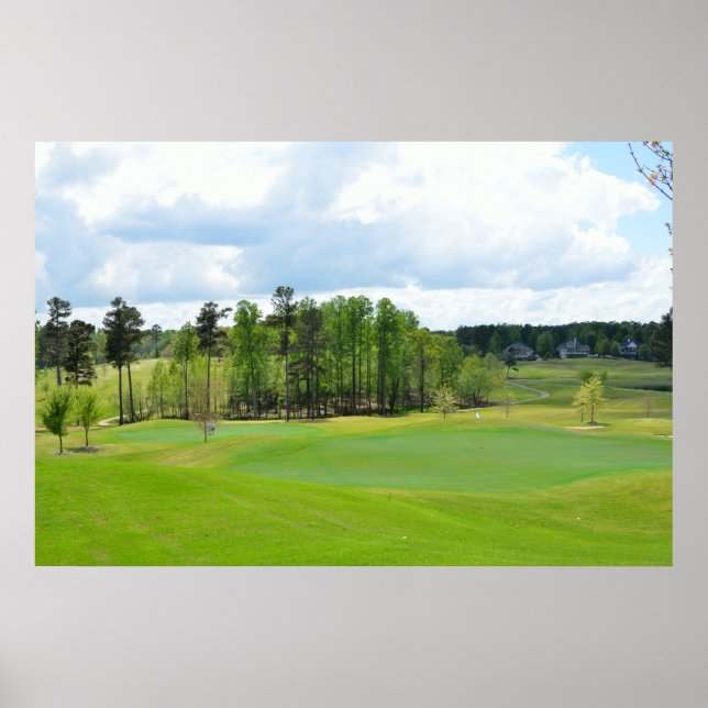 Golf Course Fairway Poster (Framsidan)