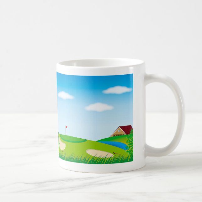 Golf course kaffemugg (Höger)