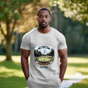 Golf Course Klubb och Boll Best Pappa efter Par T Shirt