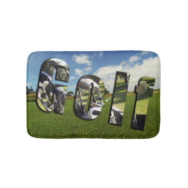 Golf Course Logotyp, Memory Foam Bath Mat Badrumsmatta (Framsidan)