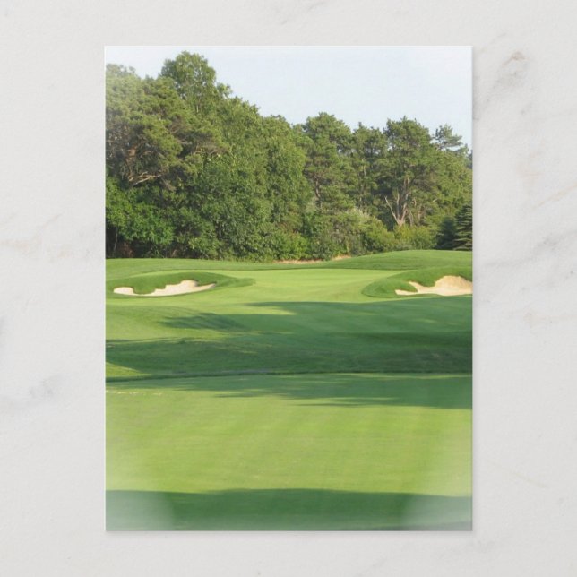 Golf Course Postcard Vykort (Framsida)