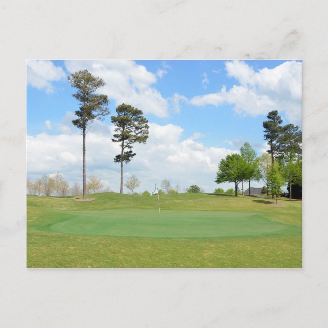 Golf Course Postcard Vykort (Framsida)