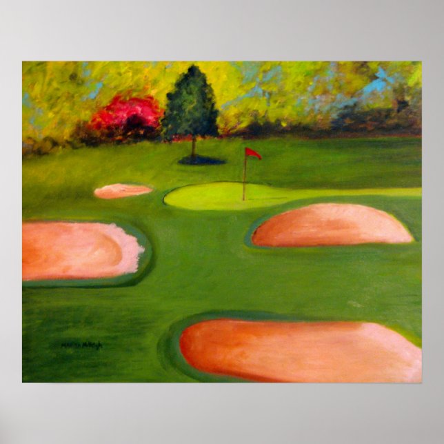 Golf Course-Poster Poster (Framsidan)