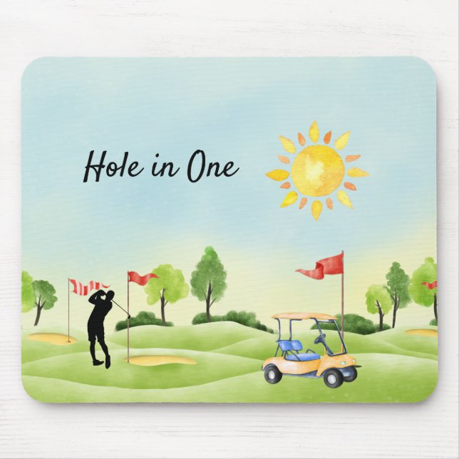 Golf Course Roligt Mousepad Musmatta (Framsidan)