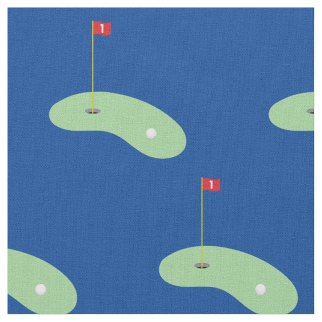 Golf Course Sports Tyg (Närbild)