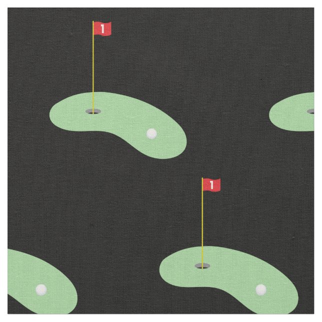Golf Course Sports Tyg (Närbild)