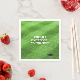 Golf Course Turf Personlig Pappersservett