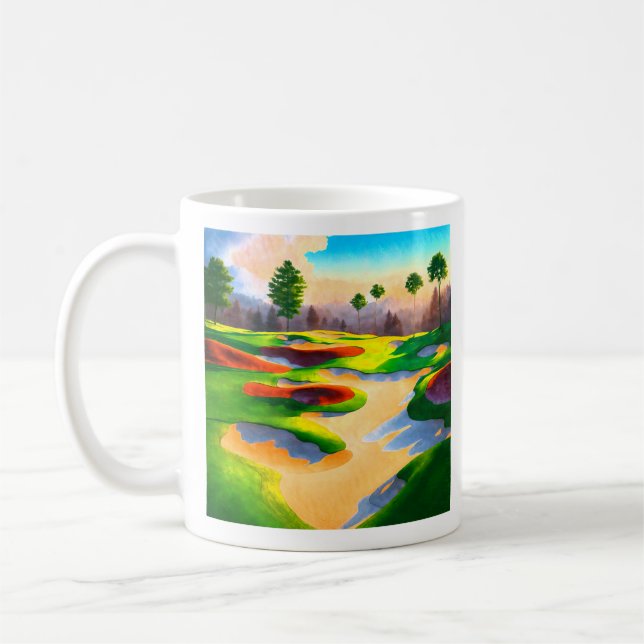 Golf Course Utopia Kaffemugg (Vänster)