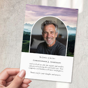 Golf Courto Photo Sympathy Funeral Memorial Tack Kort