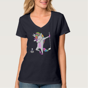 Golf Dabbing Unicorn Funny Dab Dance Funny Gift T Shirt