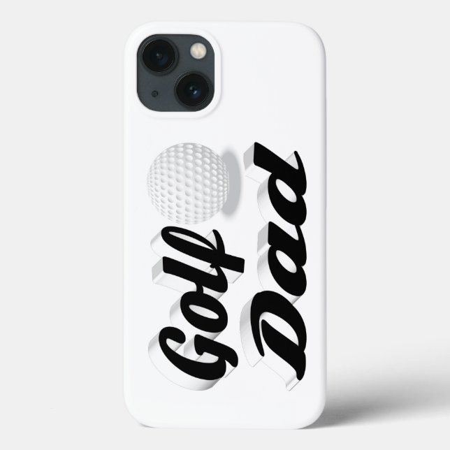 Golf Dad  iPhone Case (Baksida)
