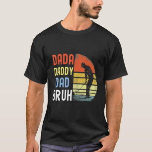 Golf Dada Pappa pappa Bruh Fars dag 2022 T Shirt