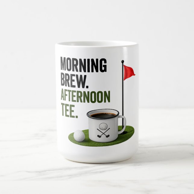 Golf daglig kaffe  magisk mugg (Center)