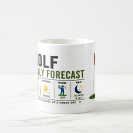 Golf daglig liv golfare kaffemugg