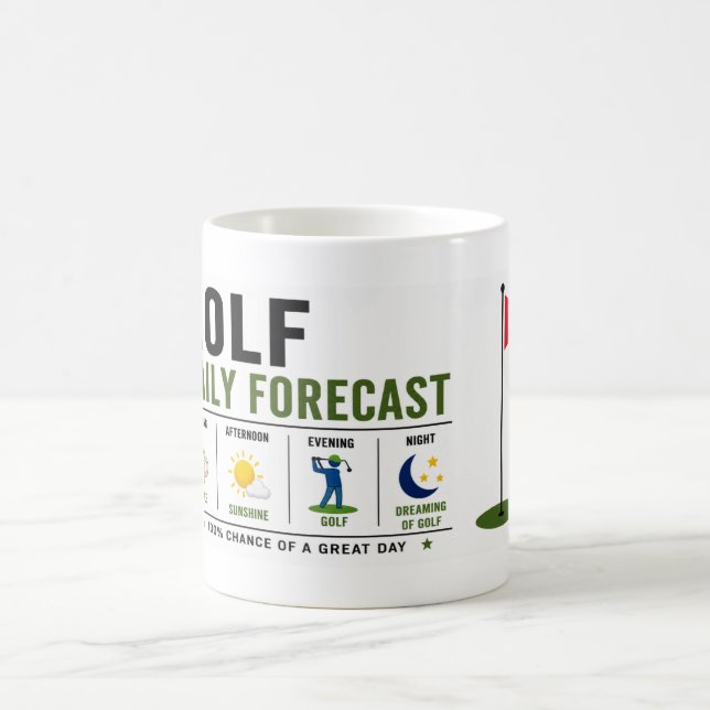 Golf daglig liv golfare kaffemugg (Center)