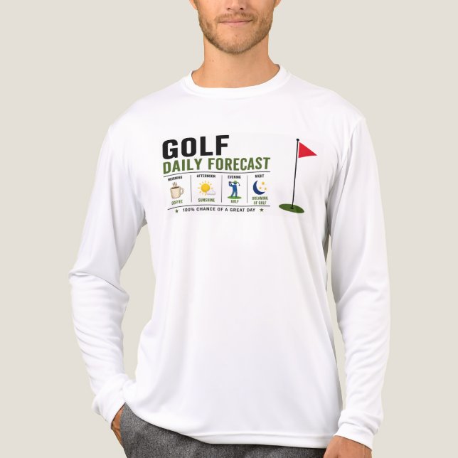Golf Dagligt liv T Shirt (Framsida)