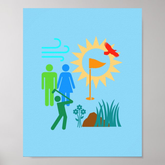 Golf Day Poster (Framsidan)