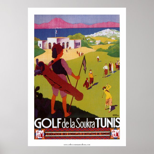Golf de la Soukra Tunis Poster (Framsidan)