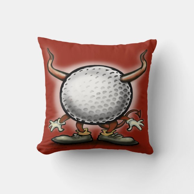 Golf Demon Dekorativ kudde (Framsida)