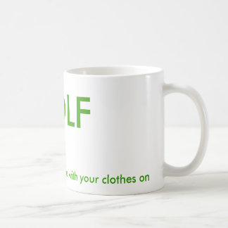 GOLF den mest roligten som du kan ha med din Kaffemugg