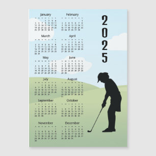 Golf Design 2025-kalender