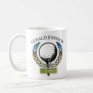 Golf Design Monogram-mall Mugg