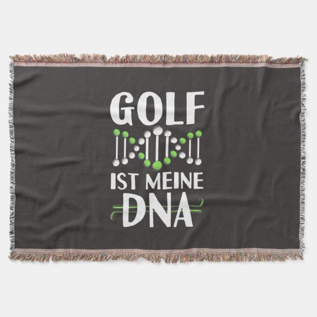 Golf det är mitt DNA Filt (Framsidan)