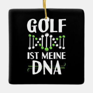 Golf det är mitt DNA Julgransprydnad Keramik