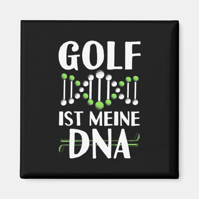 Golf det är mitt DNA Magnet (Framsidan)