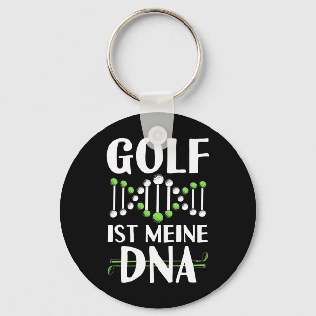 Golf det är mitt DNA Nyckelring (Framsida)