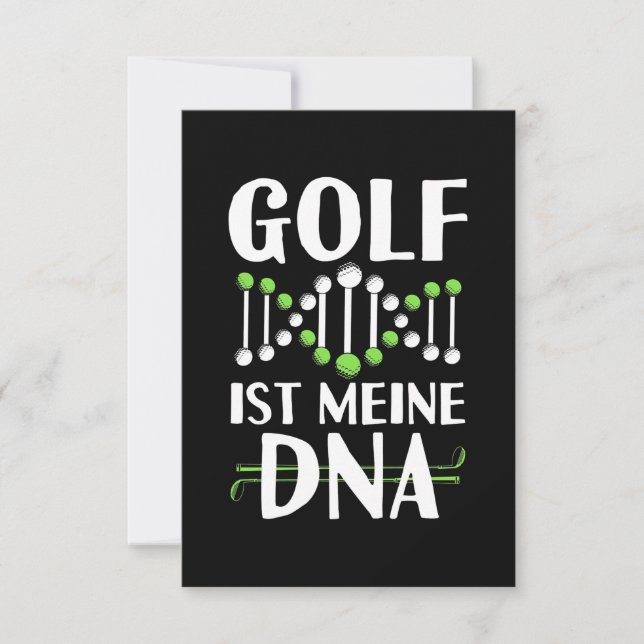 Golf det är mitt DNA OSA Kort (Framsida)