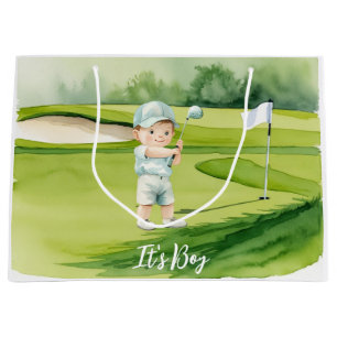 Golf Det är pojke för baby shower eller födelsedag