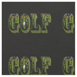 Golf Dimensional Ord med Bollar Tyg