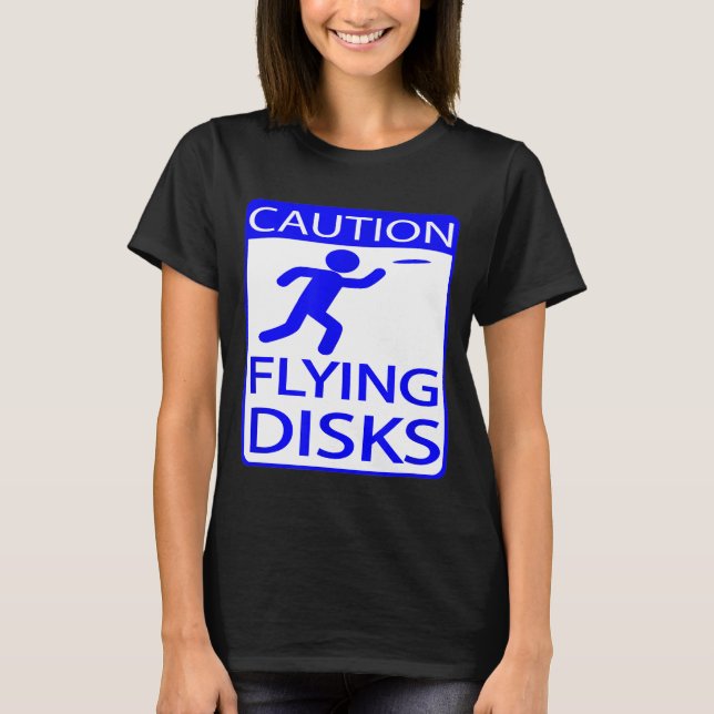 Golf Disk Golfer Joke Disk Golfing T Shirt (Framsida)