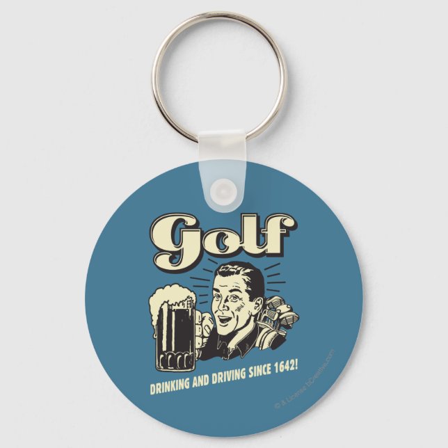 Golf: Drinking & Driving sedan 1642 Nyckelring (Framsida)