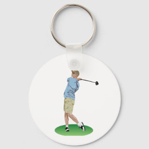 Golf Drive Nyckelring