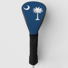 Golf Driver Cover with Flagga of South Carolina, U