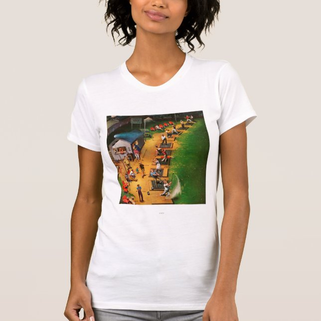 Golf Driving Range av John Falter Tee (Framsida)