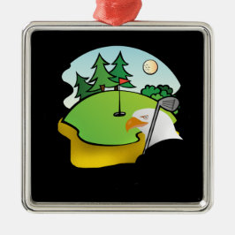 Golf Eagle Julgransprydnad Metall