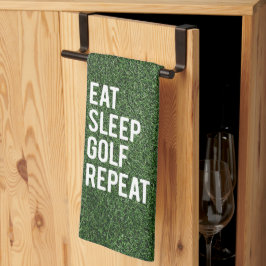 Golf Eat Ssov Kökshandduk för Golfer