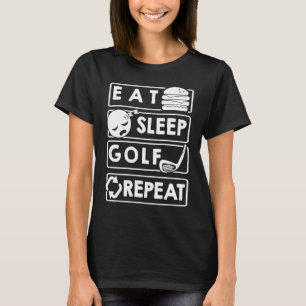 Golf Eat-viloläge Golf Repeat T Shirt
