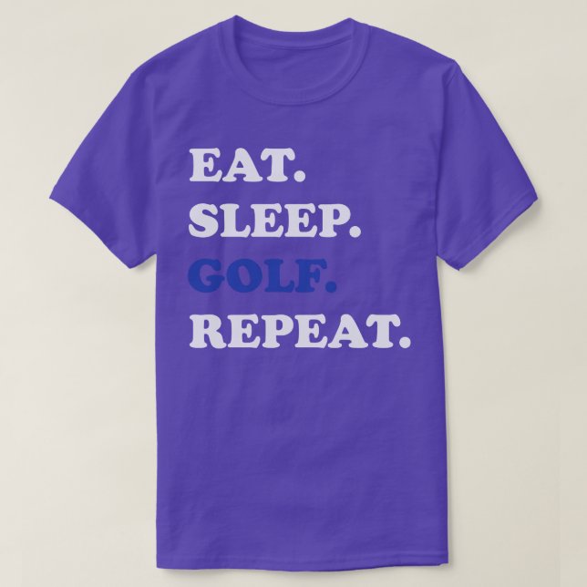 Golf Eat-viloläge Golf Repeat T Shirt (Design framsida)