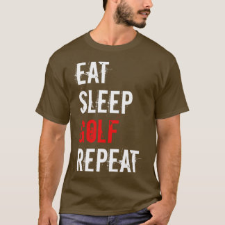 Golf Eat-viloläge Golf Repeat T Shirt