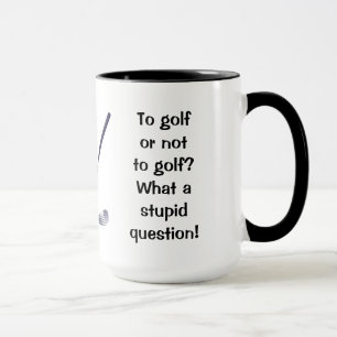 Golf eller att inte golf Ringermuggen Mugg