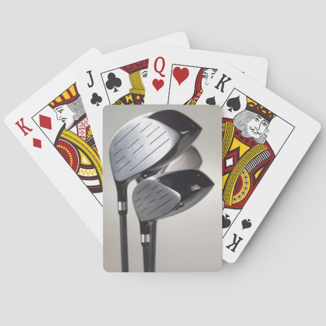 "GOLF ENTHUSIAST'S KLUBBS PLAYING CARDS KORTLEK (Baksidan)